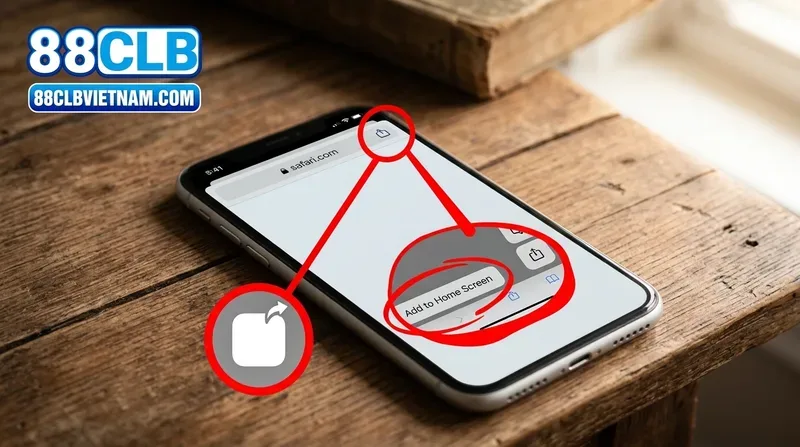 Cách **tải app 88CLB iOS** cực dễ qua **88CLB VIP** & **88CLB Club**