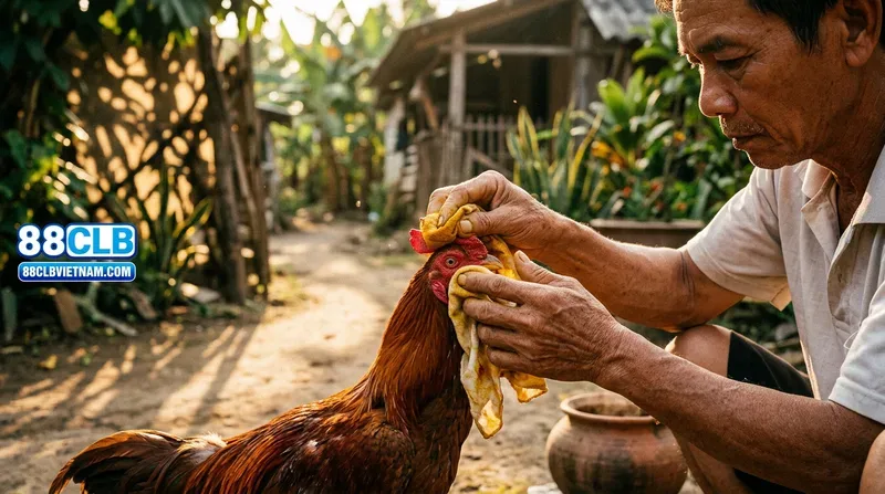 **Cách tập lực cho gà** & **Kỹ thuật om chườm gà**