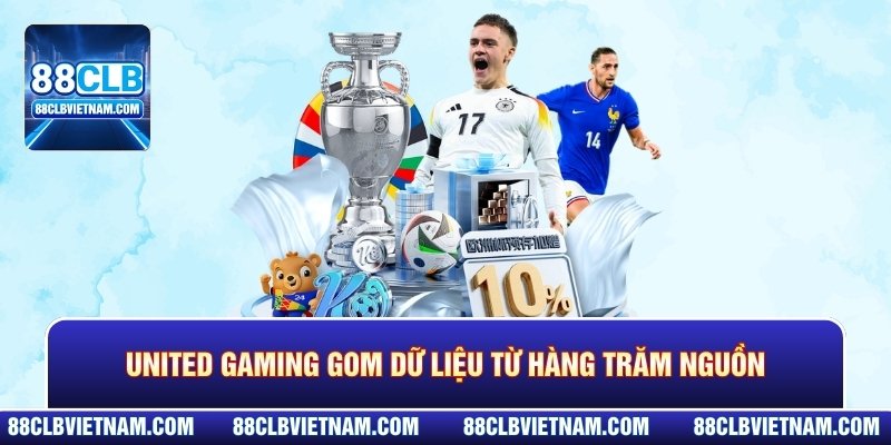 United Gaming - Sảnh thể thao gom dữ liệu từ hàng trăm nguồn
