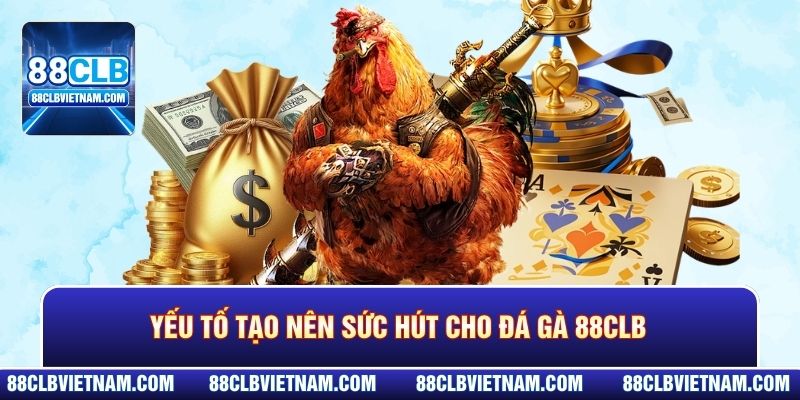 Yếu tố tạo nên sức hút cho đá gà 88CLB